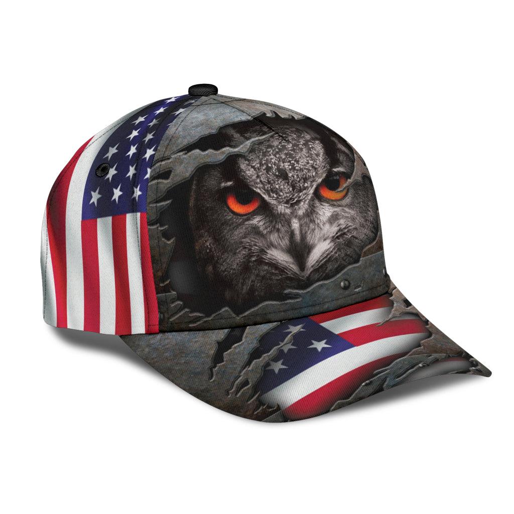 Owl Classic Cap, Gift for Owl Lovers Trucker Hats Custom Hats Gifts For Men & Women