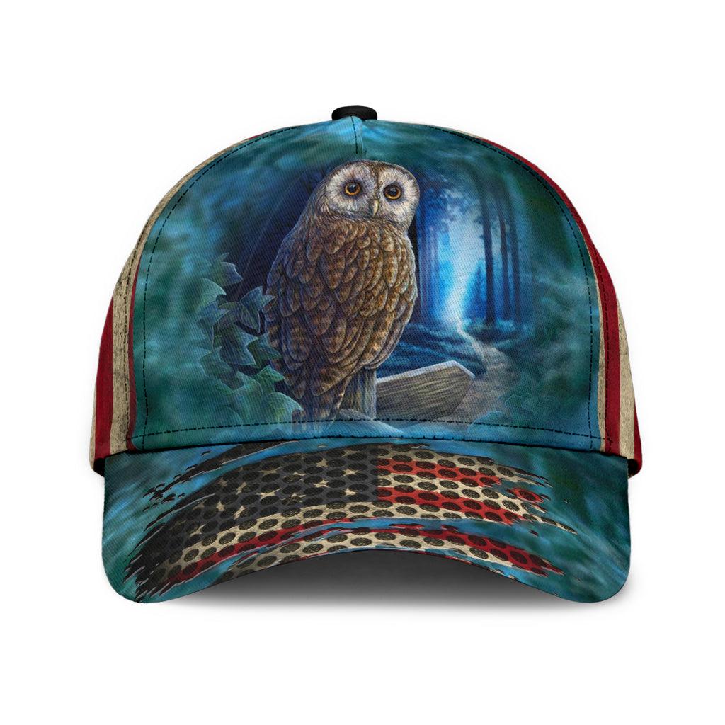 Owl Classic Cap, Gift for Owl Lovers Trucker Hats Custom Hats Gifts For Men & Women