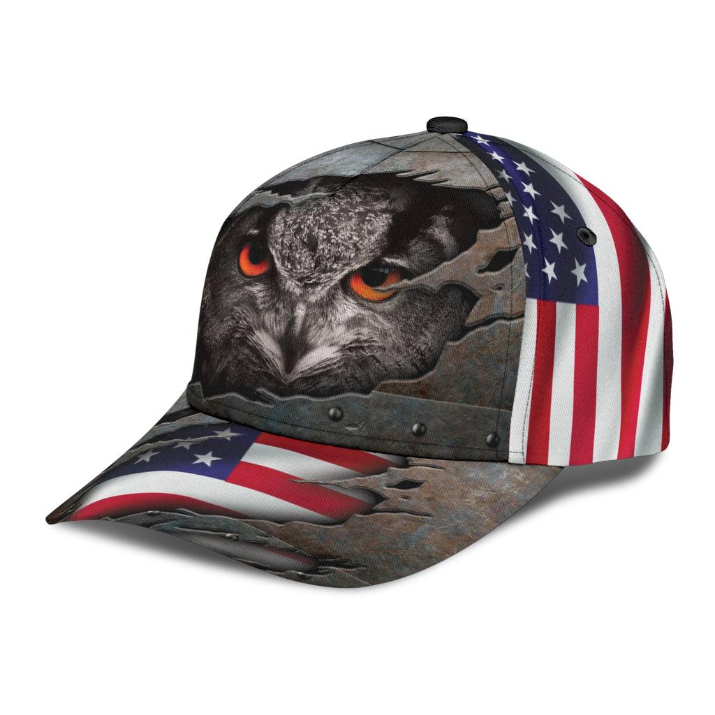 Owl Classic Cap, Gift for Owl Lovers Trucker Hats Custom Hats Gifts For Men & Women