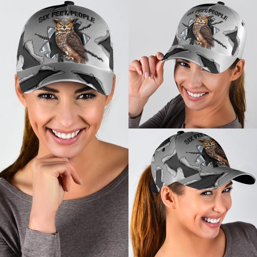 Owl Classic Cap, Gift for Owl Lovers Trucker Hats Custom Hats Gifts For Men & Women