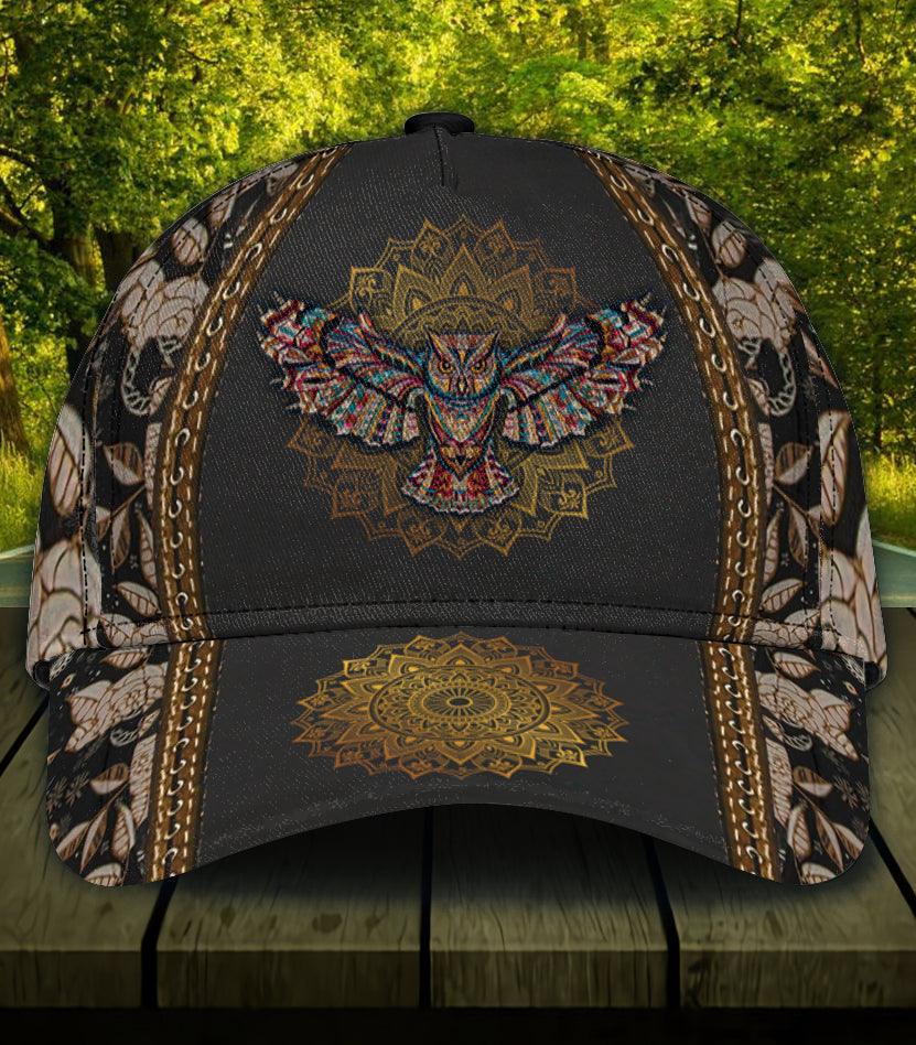 Owl Classic Cap, Gift for Owl Lovers Trucker Hats Custom Hats Gifts For Men & Women