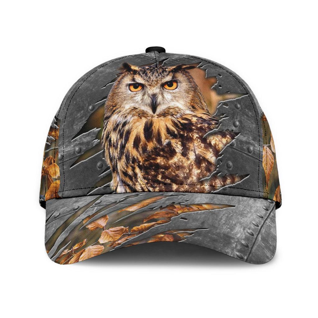 Owl Classic Cap, Gift for Owl Lovers Trucker Hats Custom Hats Gifts For Men & Women