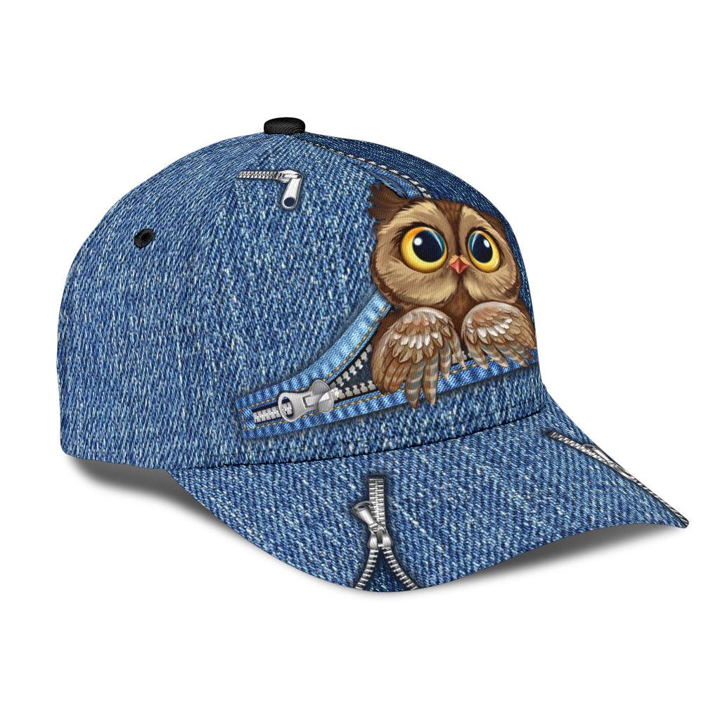 Owl Classic Cap, Gift for Owl Lovers Trucker Hats Custom Hats Gifts For Men & Women
