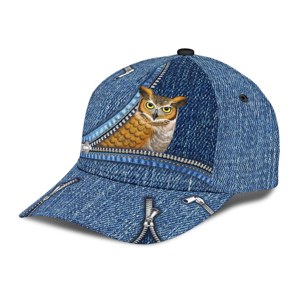 Owl Classic Cap, Gift for Owl Lovers Trucker Hats Custom Hats Gifts For Men & Women