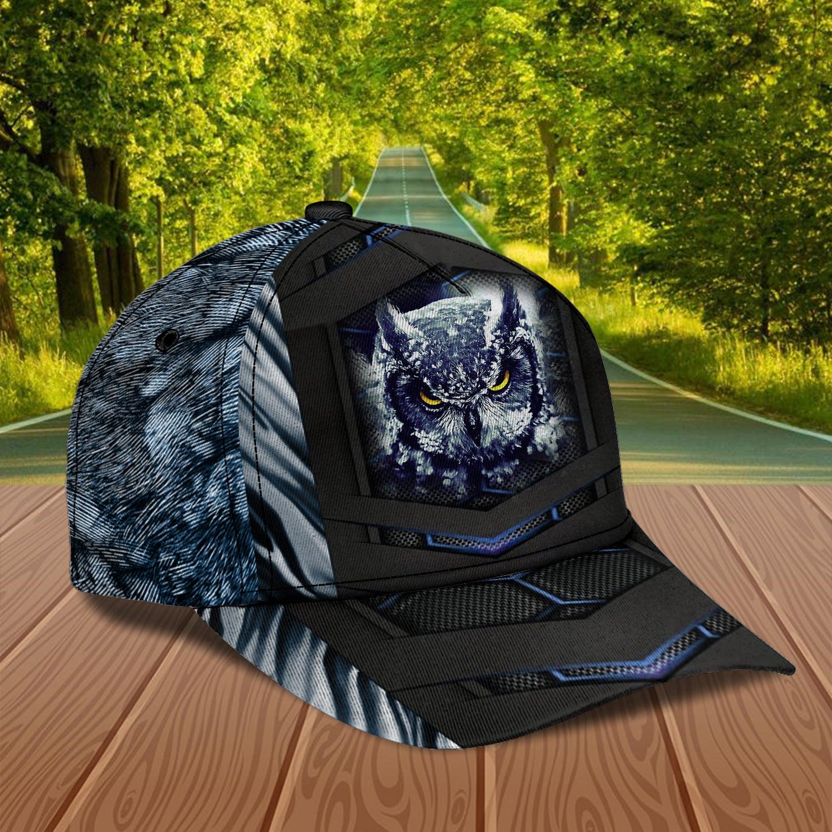 Owl Classic Cap, Gift for Owl Lovers Trucker Hats Custom Hats Gifts For Men & Women