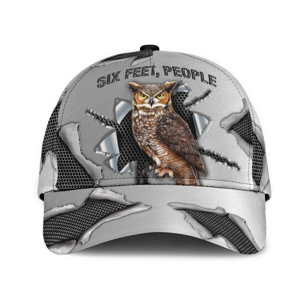 Owl Classic Cap, Gift for Owl Lovers Trucker Hats Custom Hats Gifts For Men & Women