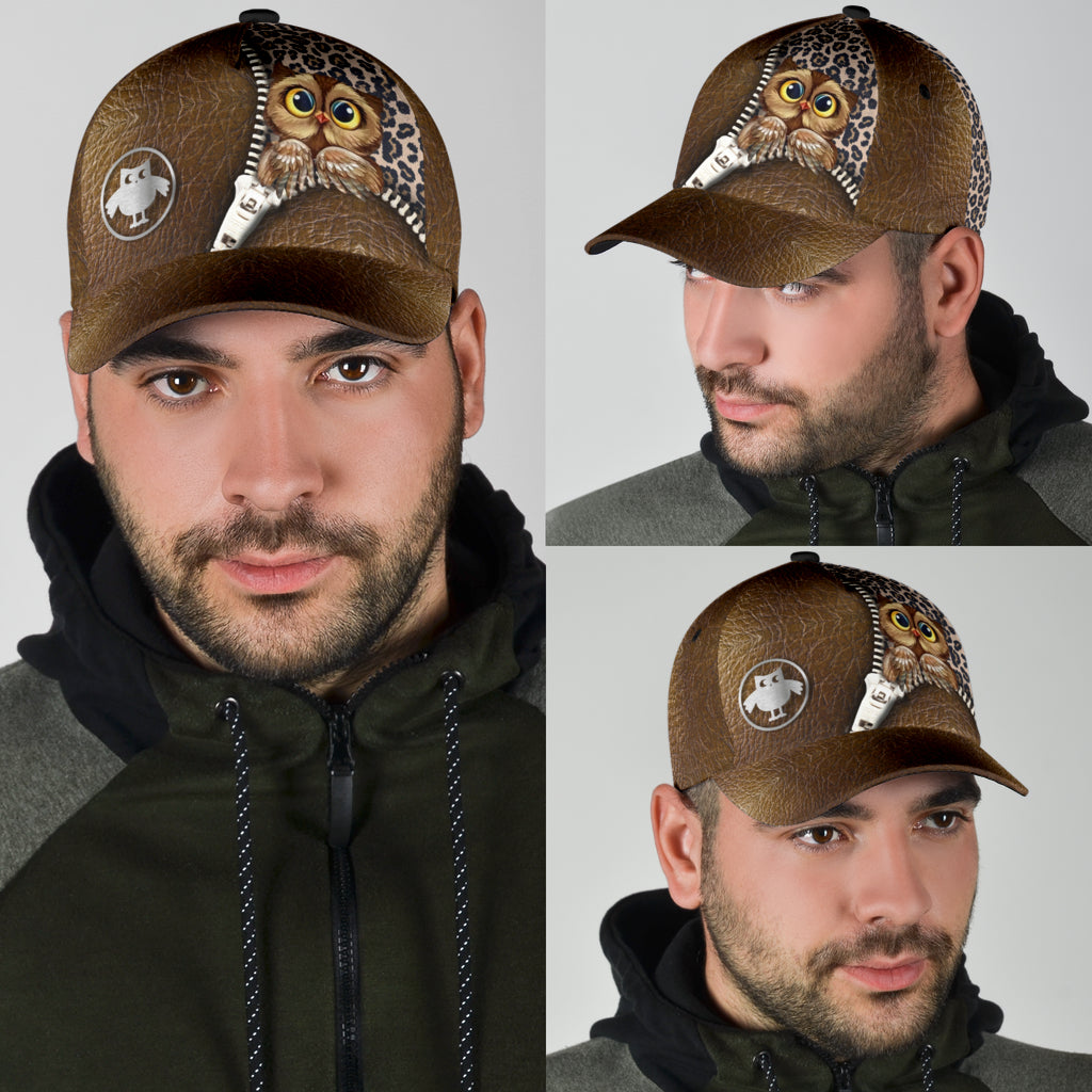 Owl Classic Cap, Gift for Owl Lovers Trucker Hats Custom Hats Gifts For Men & Women