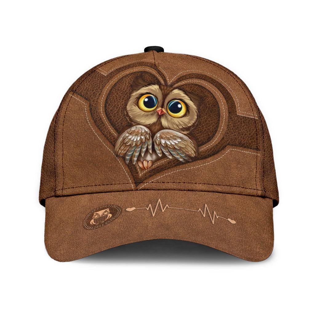 Owl Classic Cap, Gift for Owl Lovers Trucker Hats Custom Hats Gifts For Men & Women