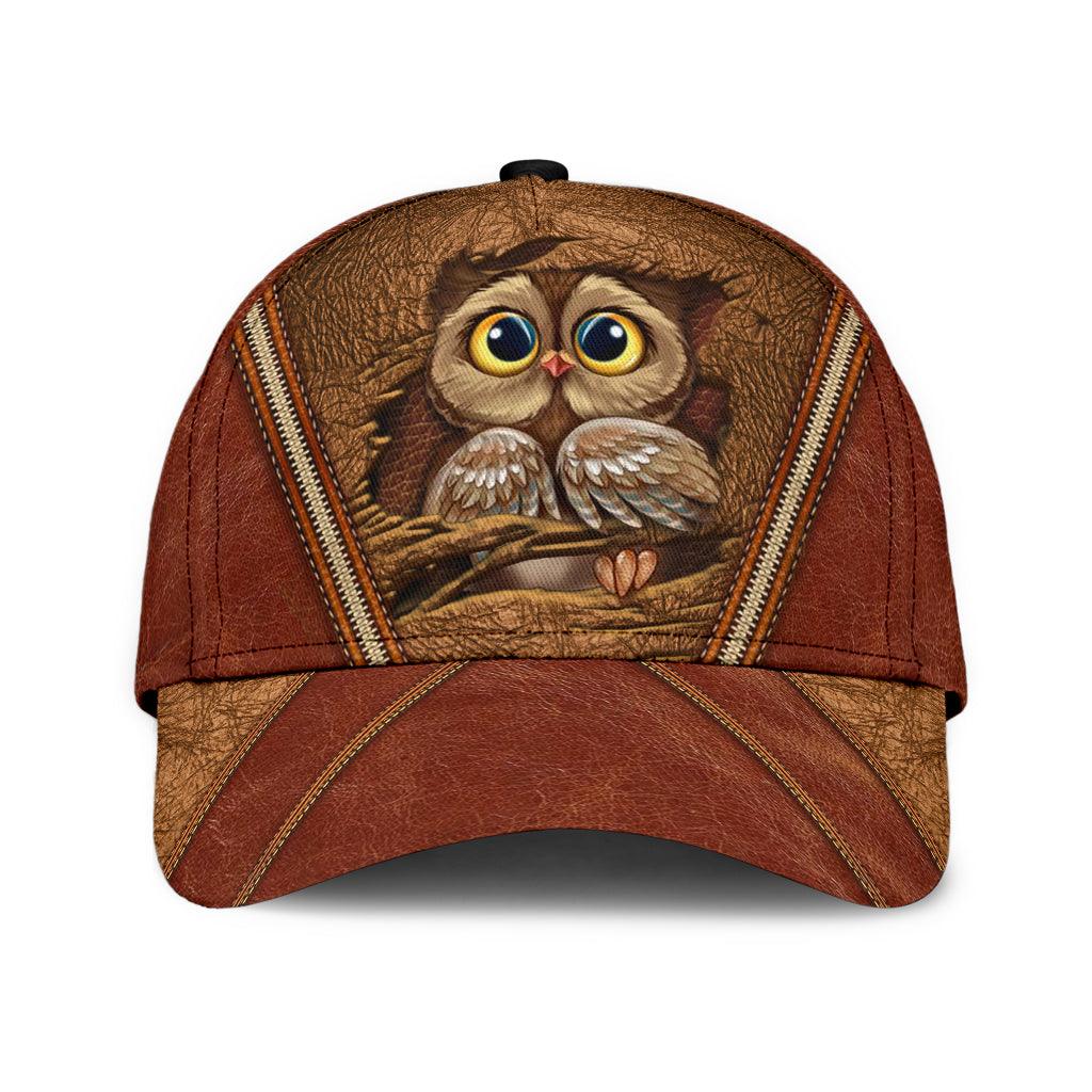 Owl Classic Cap, Gift for Owl Lovers Trucker Hats Custom Hats Gifts For Men & Women