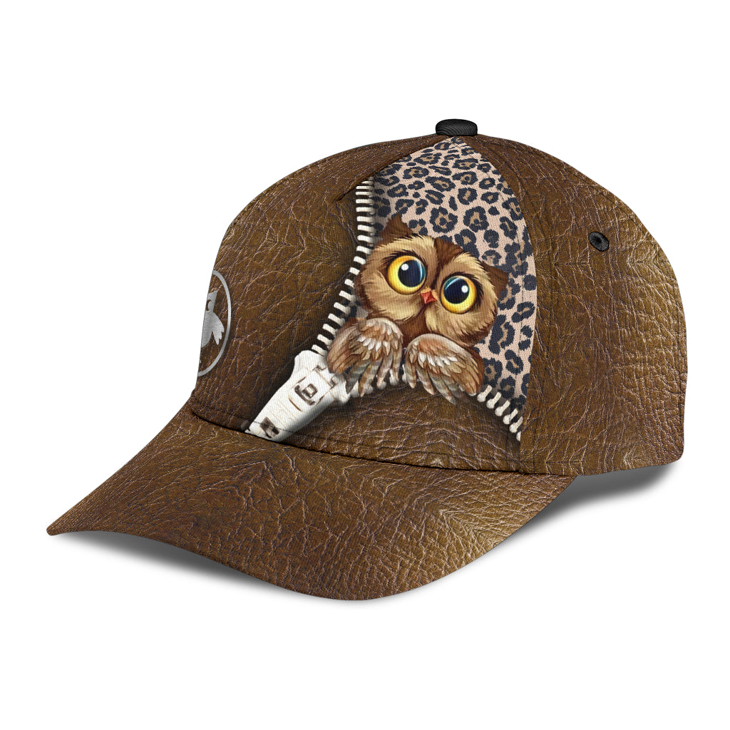 Owl Classic Cap, Gift for Owl Lovers Trucker Hats Custom Hats Gifts For Men & Women