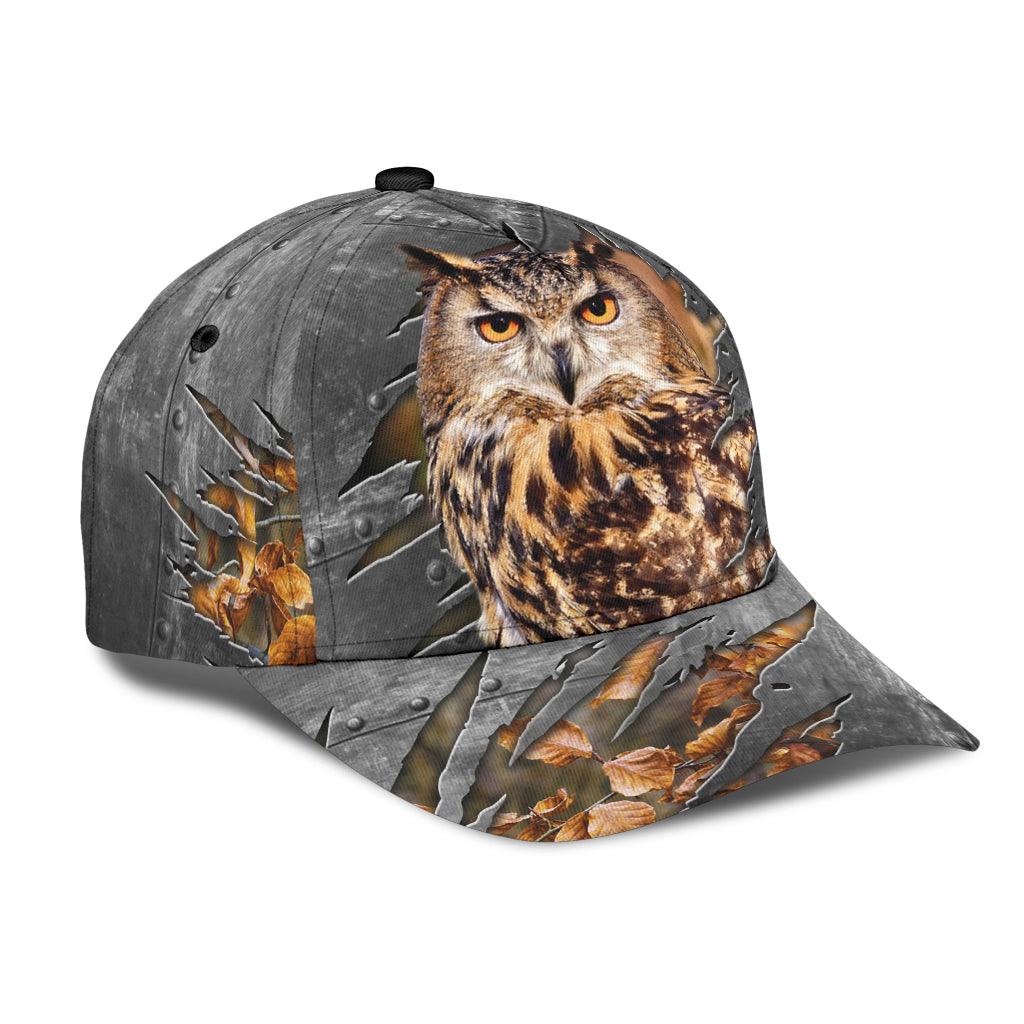 Owl Classic Cap, Gift for Owl Lovers Trucker Hats Custom Hats Gifts For Men & Women