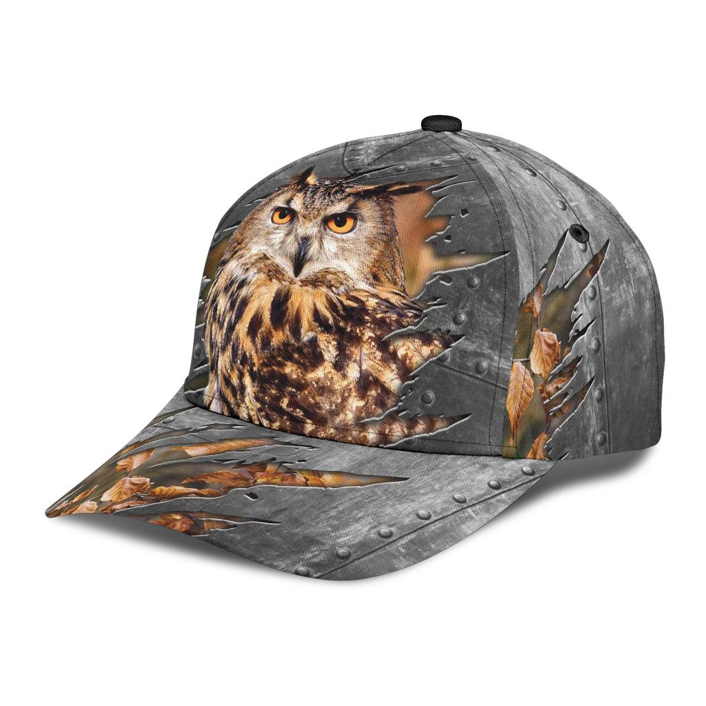 Owl Classic Cap, Gift for Owl Lovers Trucker Hats Custom Hats Gifts For Men & Women