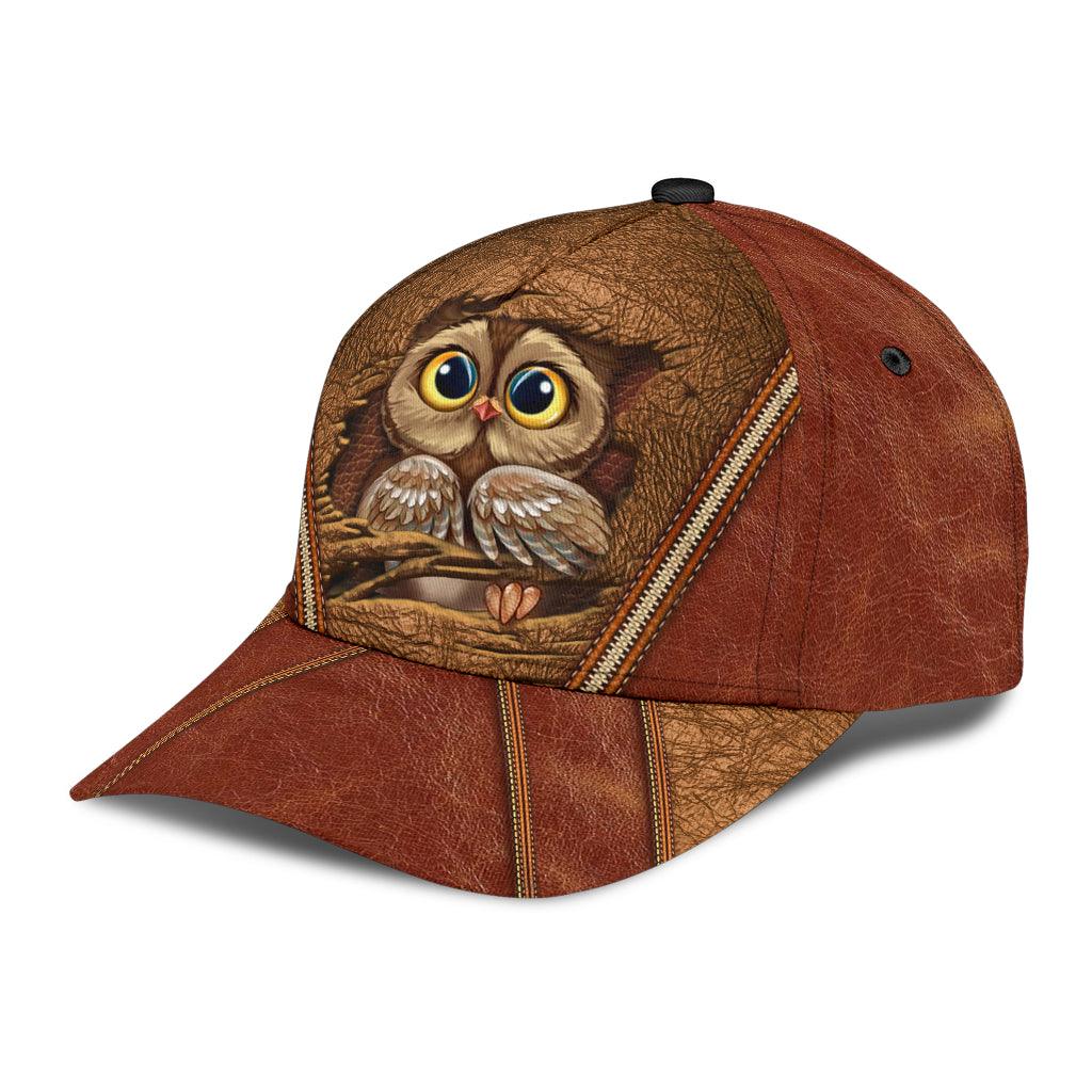 Owl Classic Cap, Gift for Owl Lovers Trucker Hats Custom Hats Gifts For Men & Women