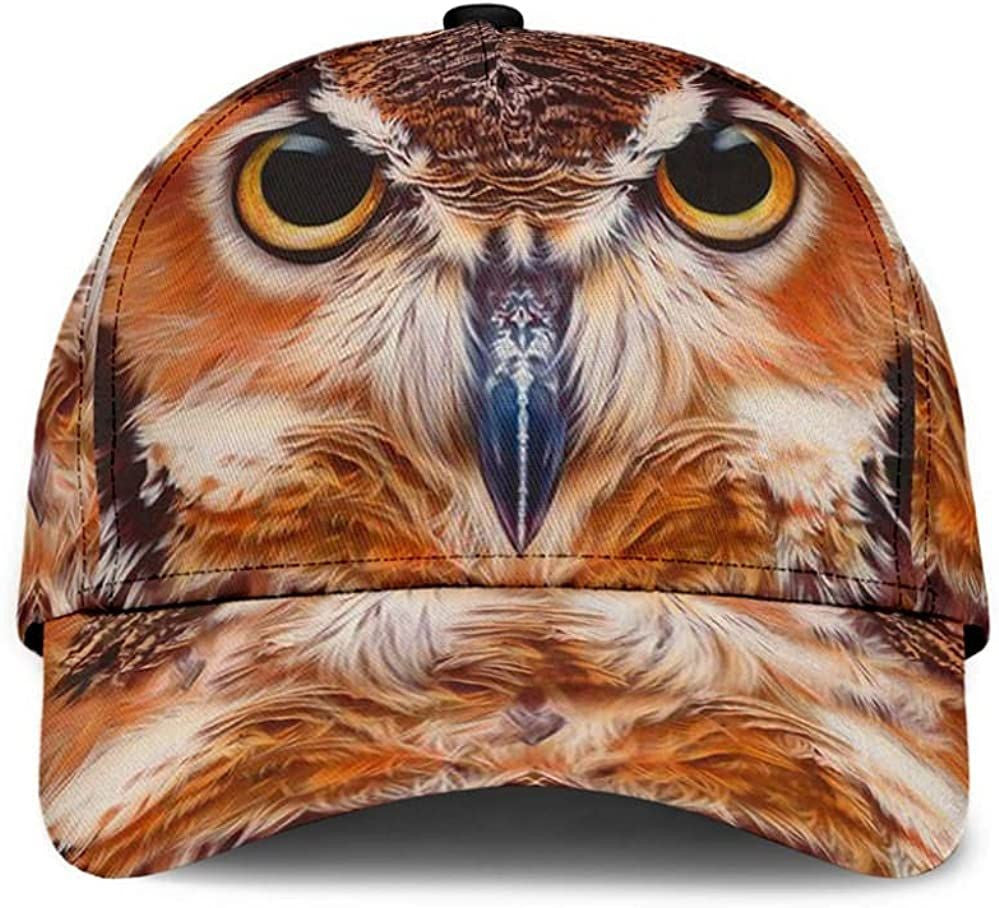 Owl Face Style Trucker Hats Custom Hats Gifts For Men & Women