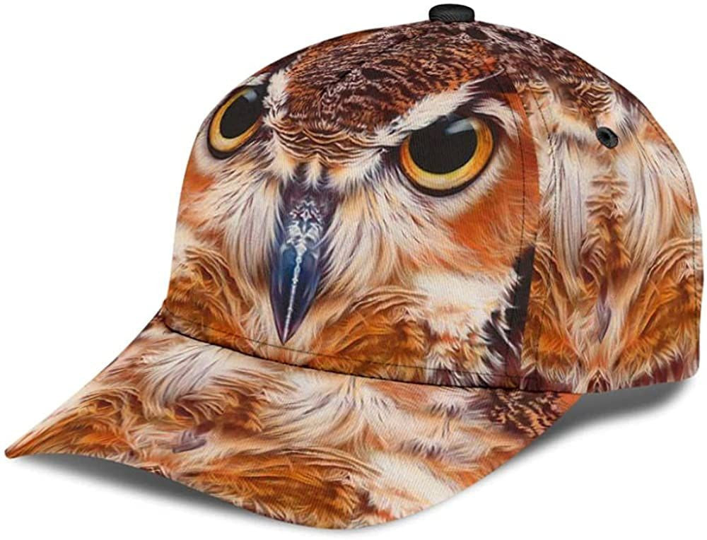 Owl Face Style Trucker Hats Custom Hats Gifts For Men & Women