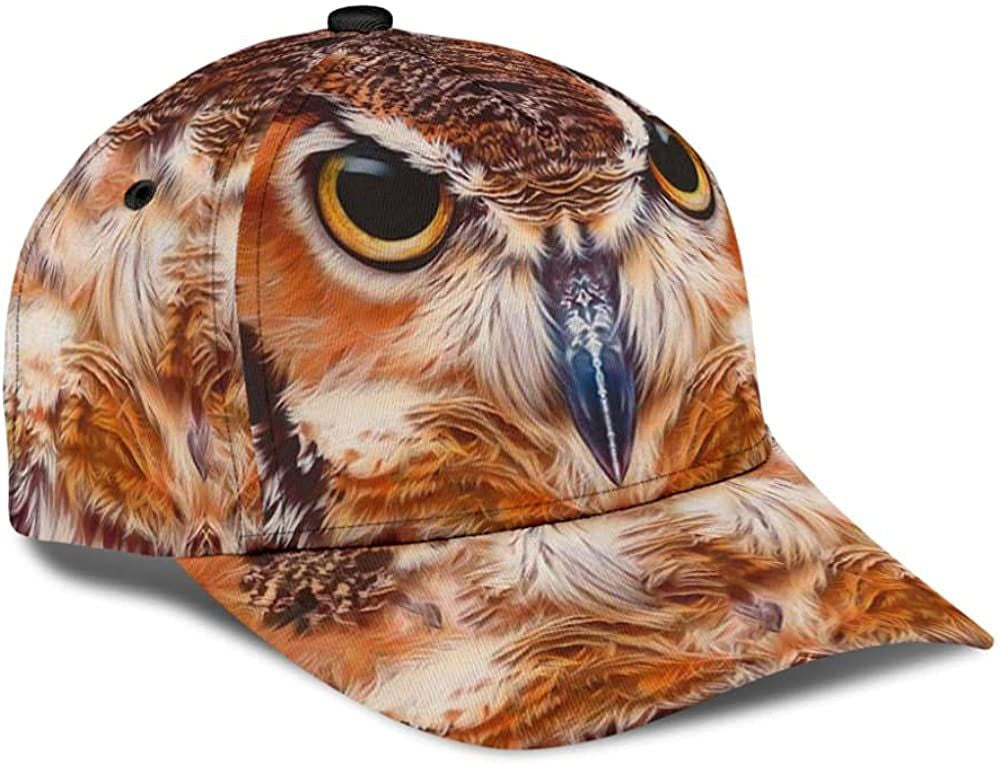 Owl Face Style Trucker Hats Custom Hats Gifts For Men & Women