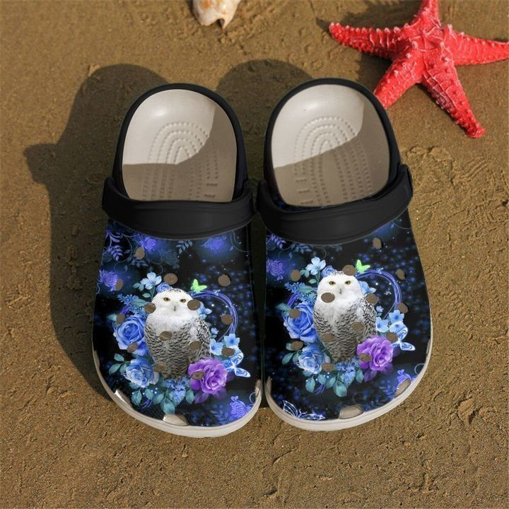 Owl Floral Classic Clogs Shoes