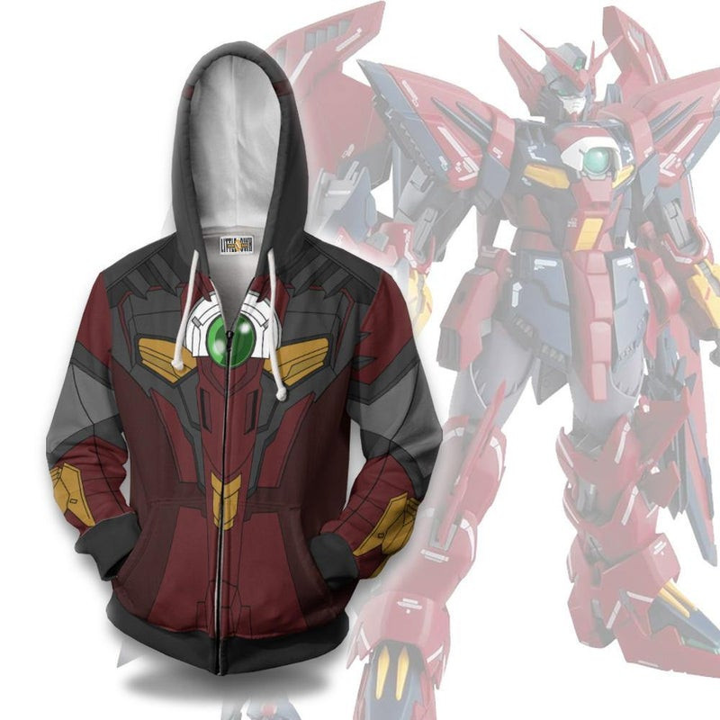 OZ-13MS Gundam Epyon Mobile Suit Gundam Wing 3D All Over Print Hoodie, Zip Hoodie