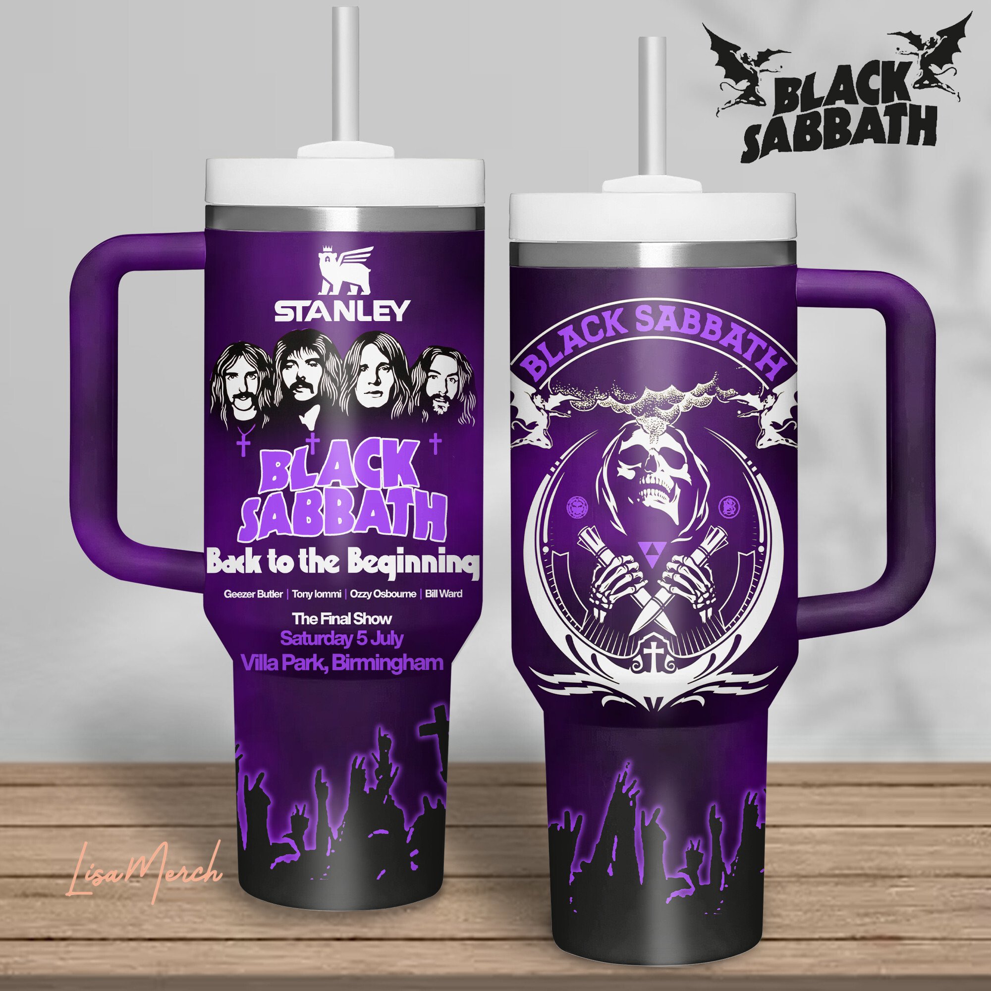 Ozzy Osbourne Music Custom Stanley Cup 40 oz 30 oz Tumbler With HandleTVC2301278