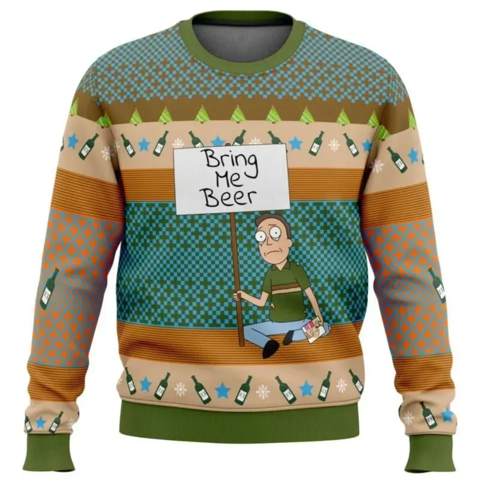 P rick Bring me beer Ugly Christmas Sweater, Christmas Gift