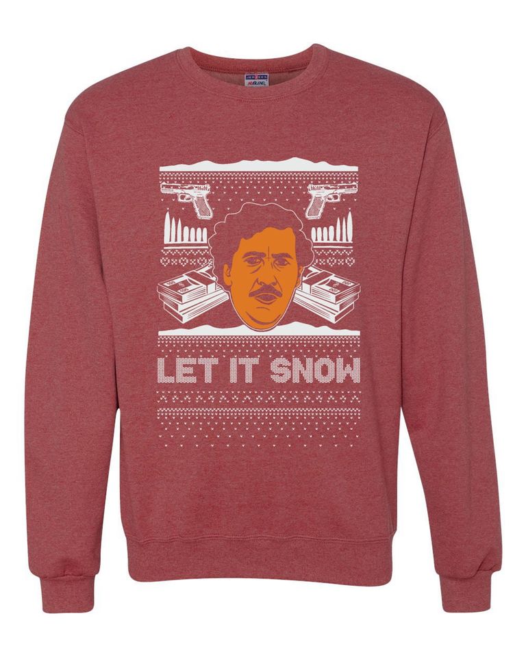 Pablo Escobar Let It Snow Sweater - Image 9