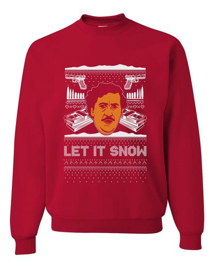 Pablo Escobar Let It Snow Sweater - Image 10