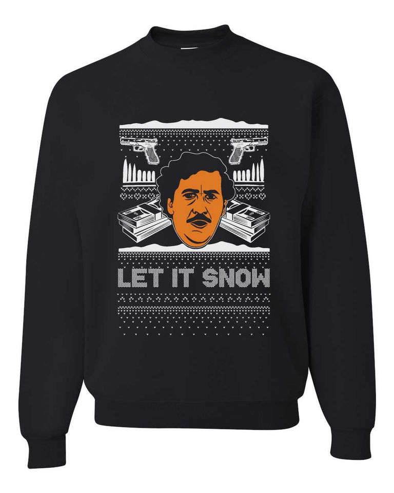 Pablo Escobar Let It Snow Sweater - Image 2