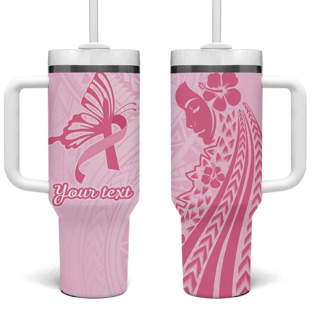 Pacific Girl and Butterfly Cancer Ribbon Custom Stanley Cup 40 oz 30 oz Tumbler With HandleTVC2301398