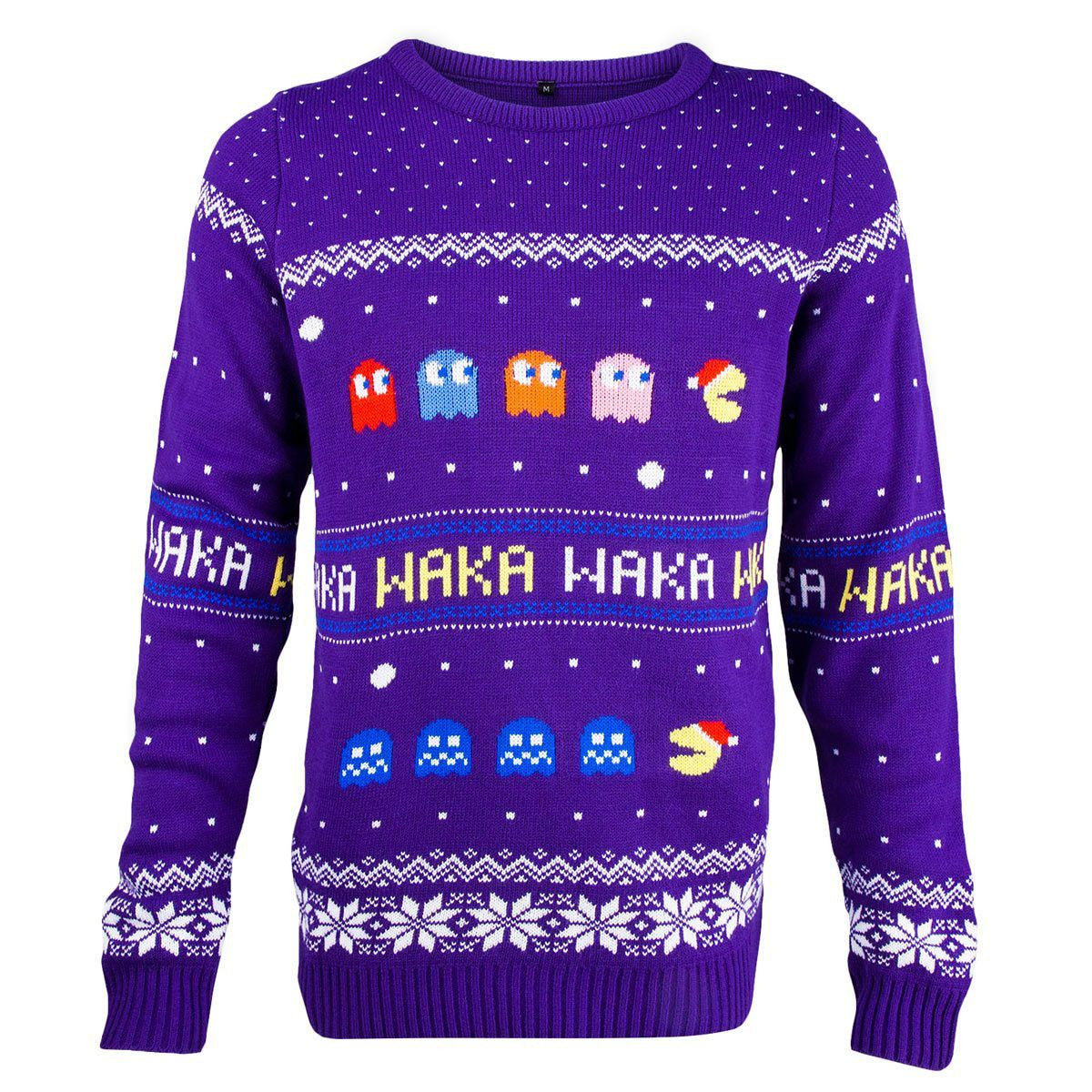 Pacman For Unisex Ugly Christmas Sweater Adult 3D Funny Matching for family