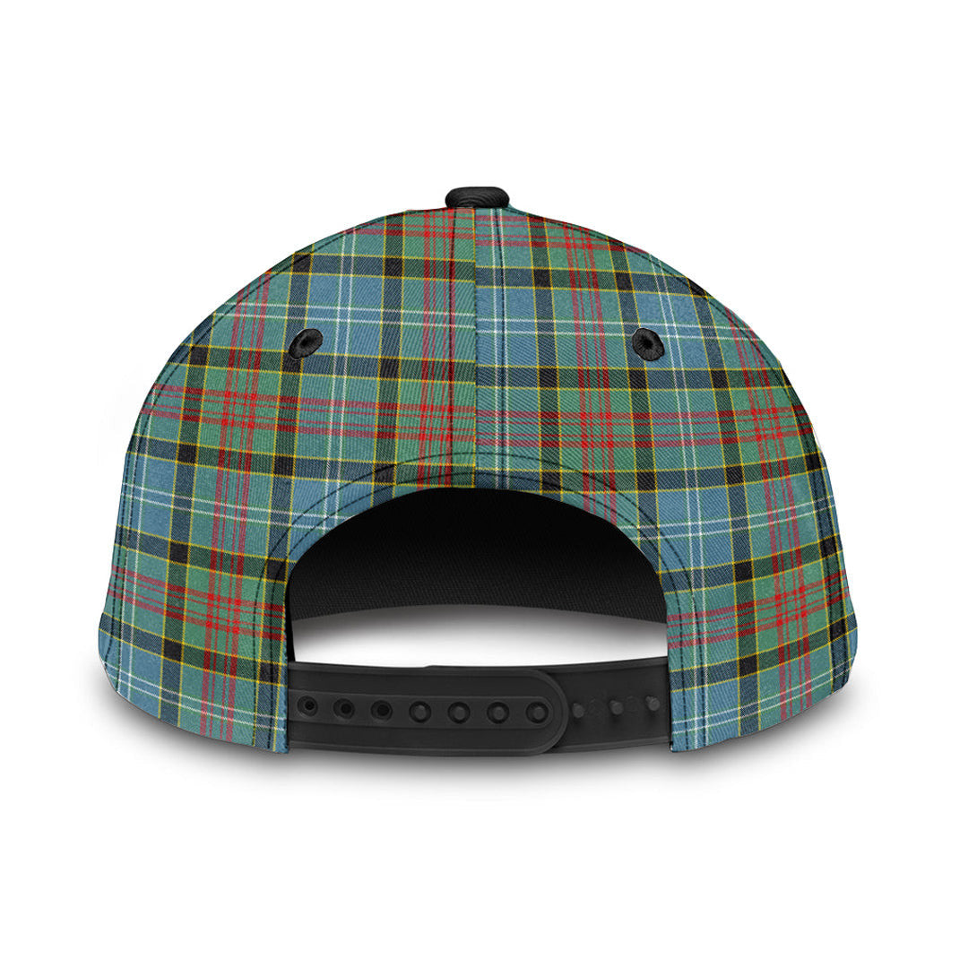 Paisley District Tartan Baseball Cap, Tartan Plaid Cap with Family Crest K23 Trucker Hats Custom Hats Gifts For Men & Women