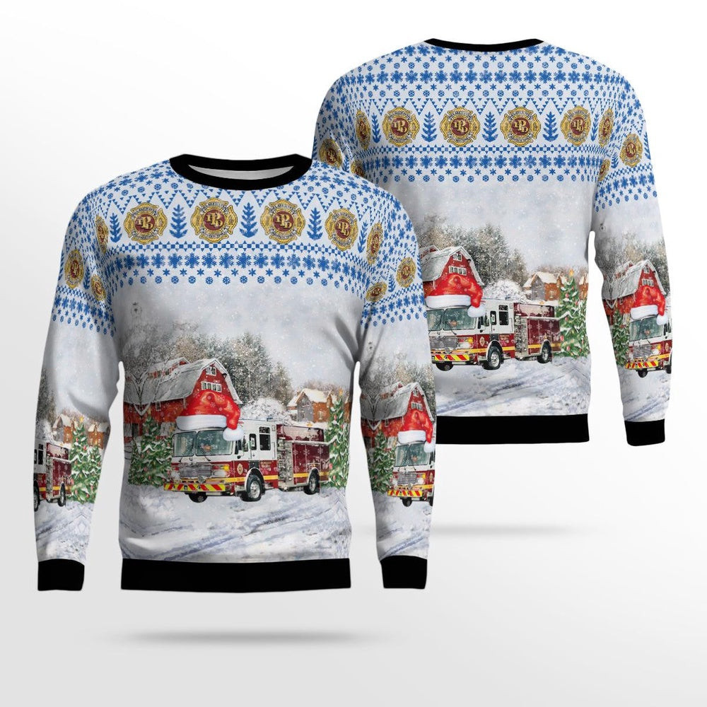Palmerton Pennsylvania Palmerton Fire Department Christmas Ugly Sweater Christmas Unisex Sweaters Gift For Christmas