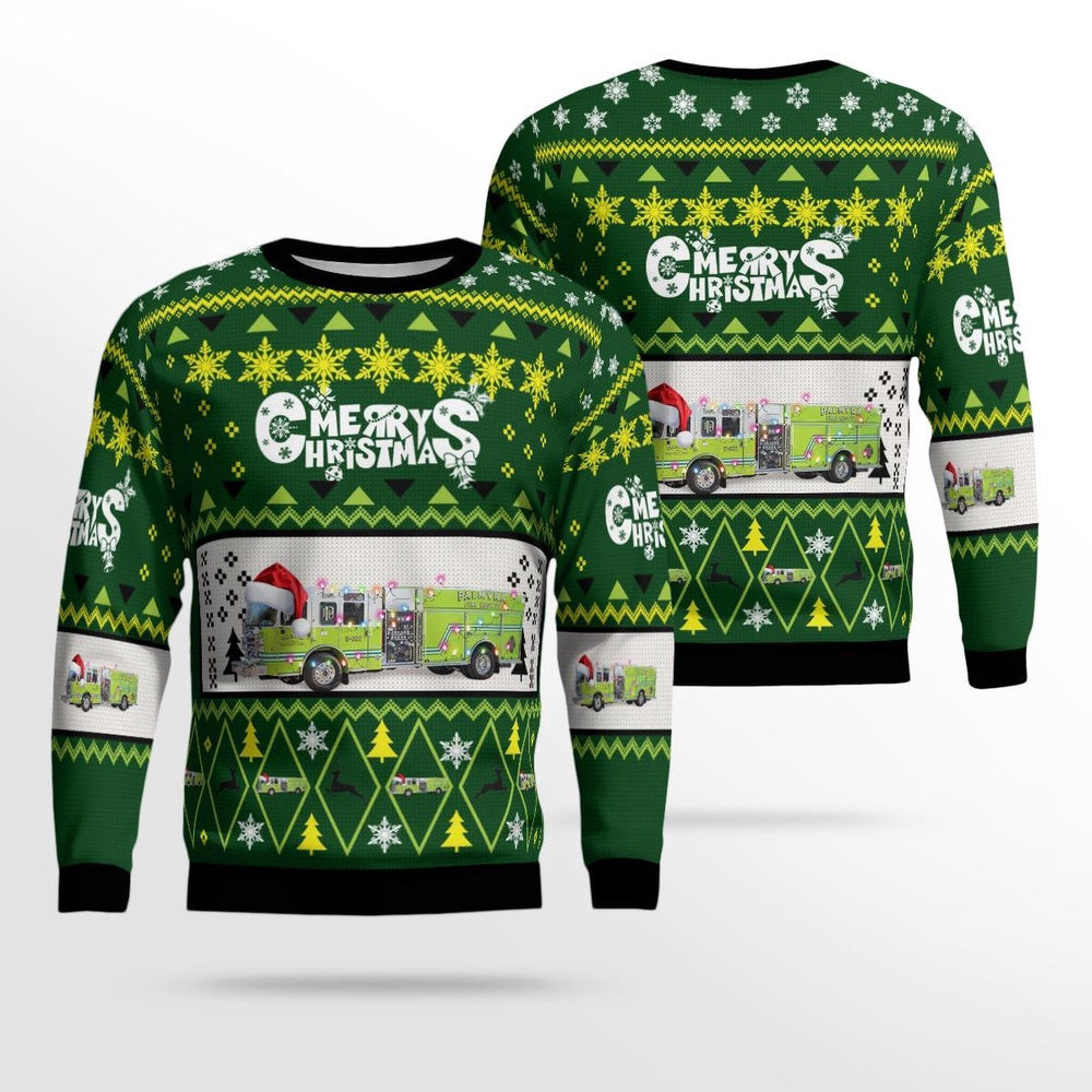 Palmyra Missouri Palmyra Fire Protection District AOP Ugly Sweater Christmas Unisex Sweaters Gift For Christmas