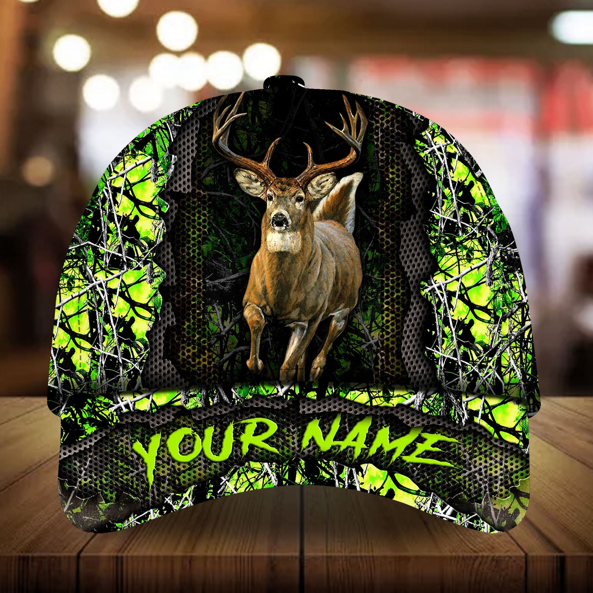 Paloto Gurieli Deer Hunting Hats 3D Multicolored Camo Personalized Trucker Hats Custom Hats Gifts For Men & Women