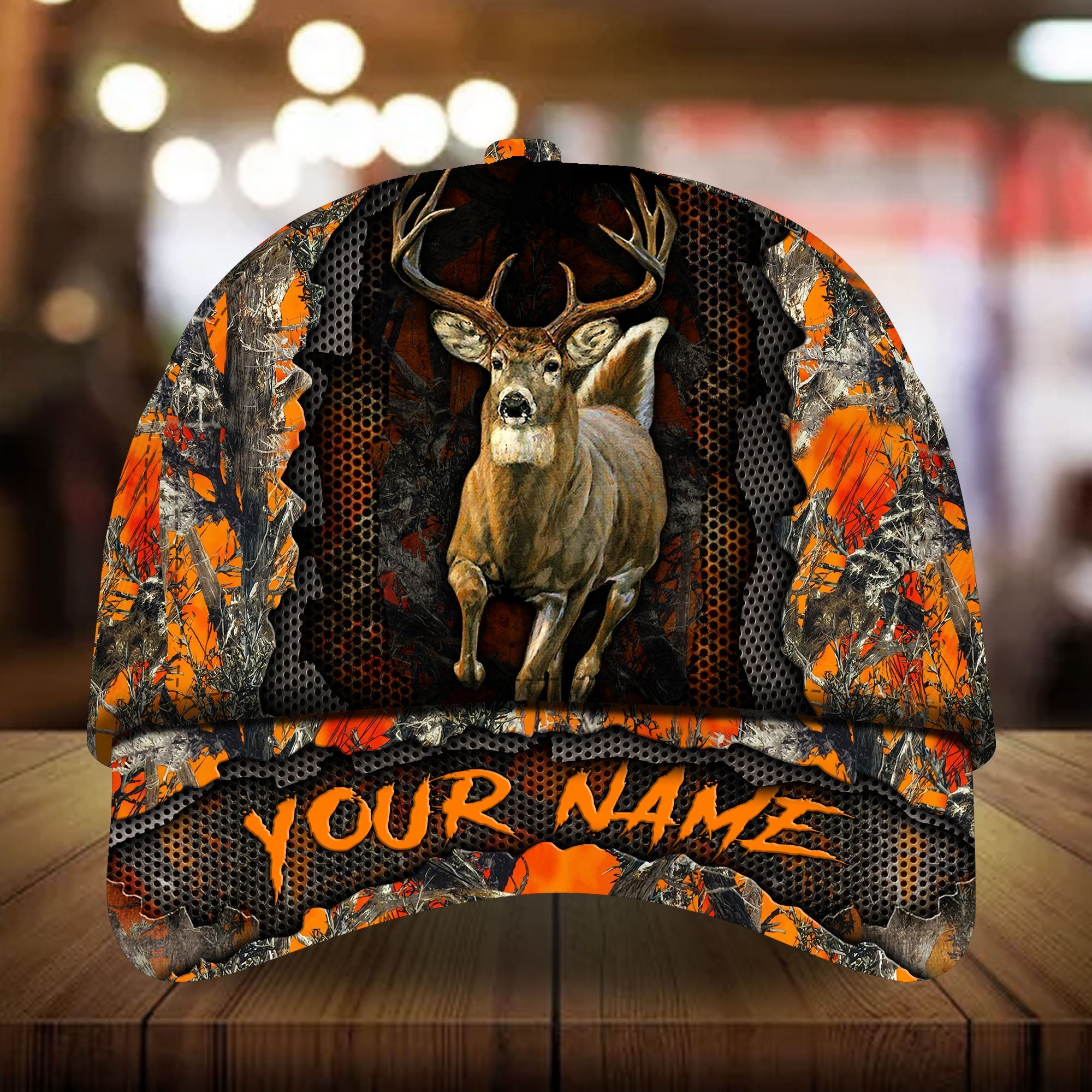 Paloto Gurieli Deer Hunting Hats 3D Multicolored Camo Personalized Trucker Hats Custom Hats Gifts For Men & Women
