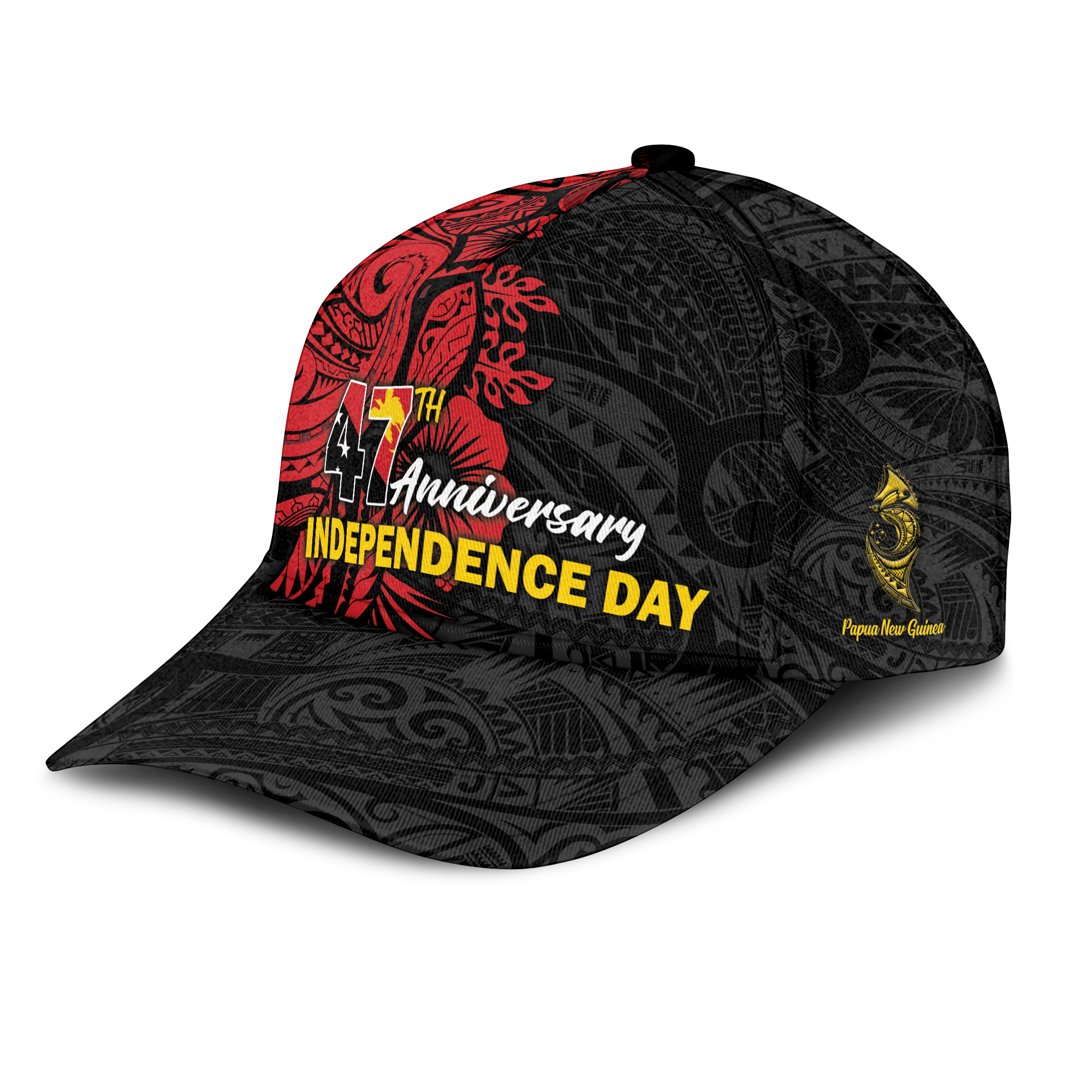 Papua New Guinea 47th Independence Day Bird Of Paradise Cap - LT2 Trucker Hats Custom Hats Gifts For Men & Women
