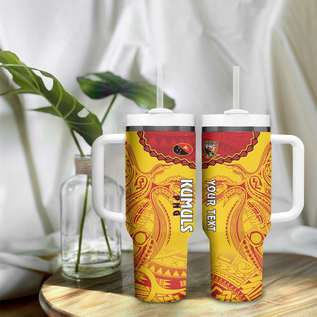 Papua New Guinea Rugby Go Kumuls PNG Polynesian Custom Stanley Cup 40 oz 30 oz Tumbler With HandleTVC2301361 - Image 9
