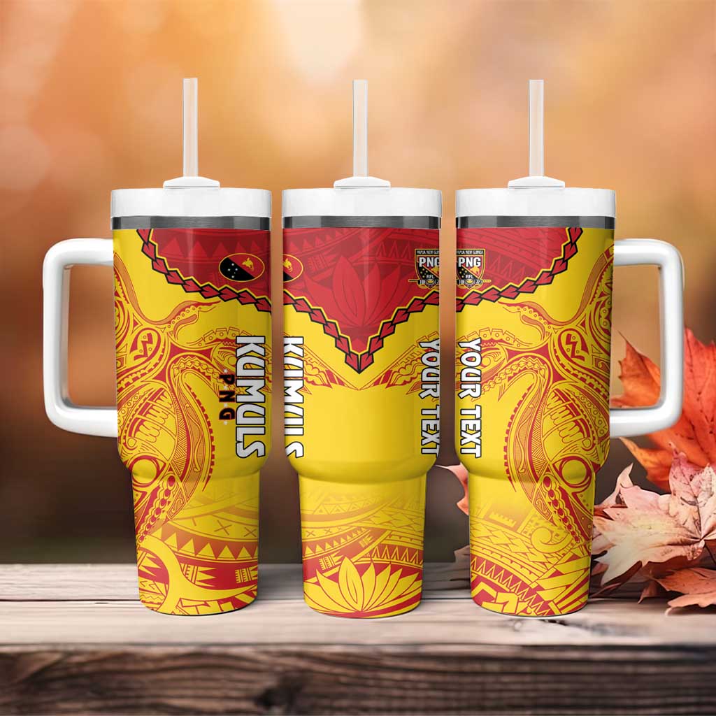 Papua New Guinea Rugby Go Kumuls PNG Polynesian Custom Stanley Cup 40 oz 30 oz Tumbler With HandleTVC2301361 - Image 4
