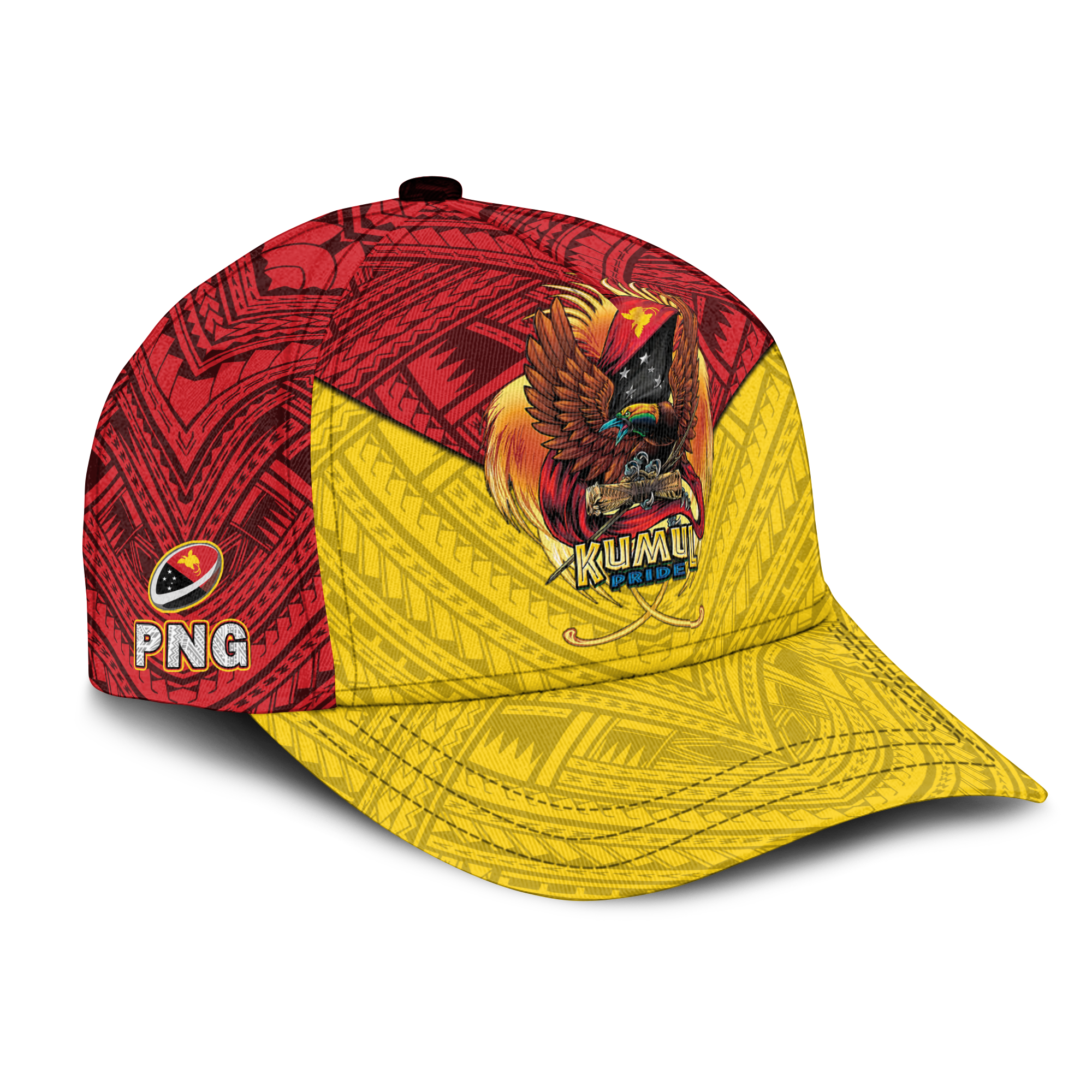 Papua New Guinea Rugby Kumul Pride Cap - LT2 Trucker Hats Custom Hats Gifts For Men & Women
