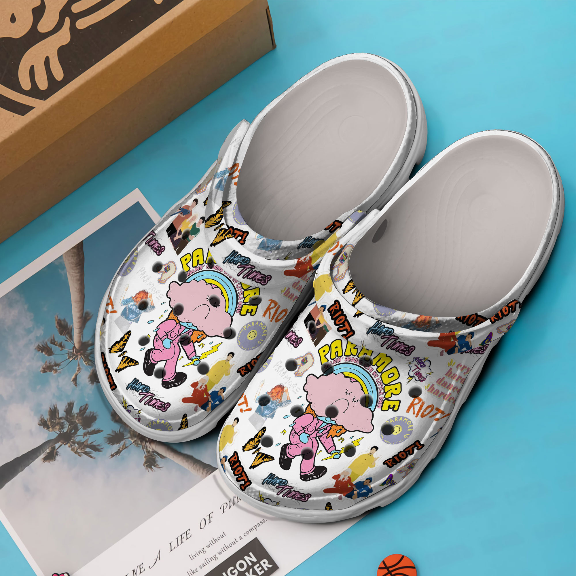 Paramore Music Crocs Crocband Clogs Shoes Comfortable For Men Women and Kids - Image 2