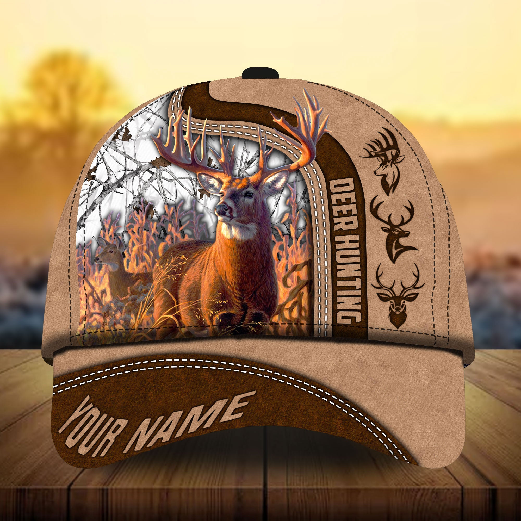Parody Deer Hunting Hats 3D Multicolor Personalized Trucker Hats Custom Hats Gifts For Men & Women
