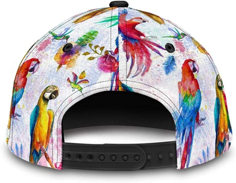 Parr Flower Colorful White, Black One Size Classic Cap - For Men Trucker Hats Custom Hats Gifts For Men & Women