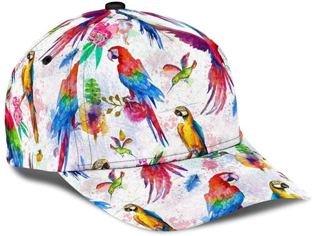 Parr Flower Colorful White, Black One Size Classic Cap - For Men Trucker Hats Custom Hats Gifts For Men & Women