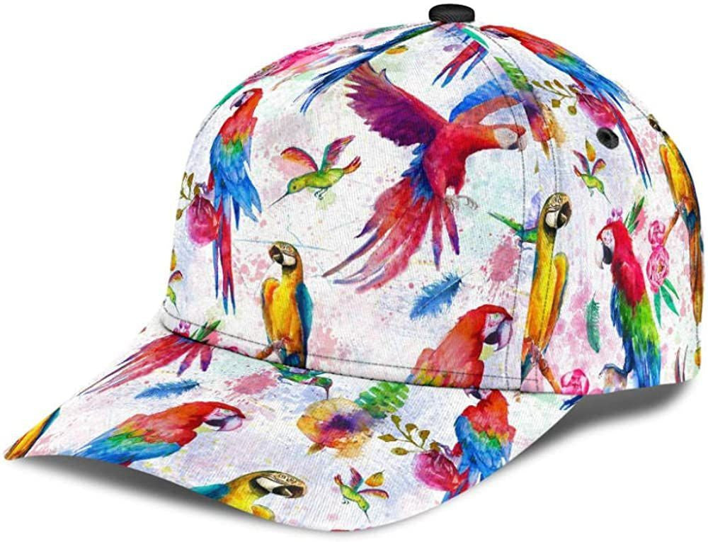 Parr Flower Colorful White, Black One Size Classic Cap - For Men Trucker Hats Custom Hats Gifts For Men & Women
