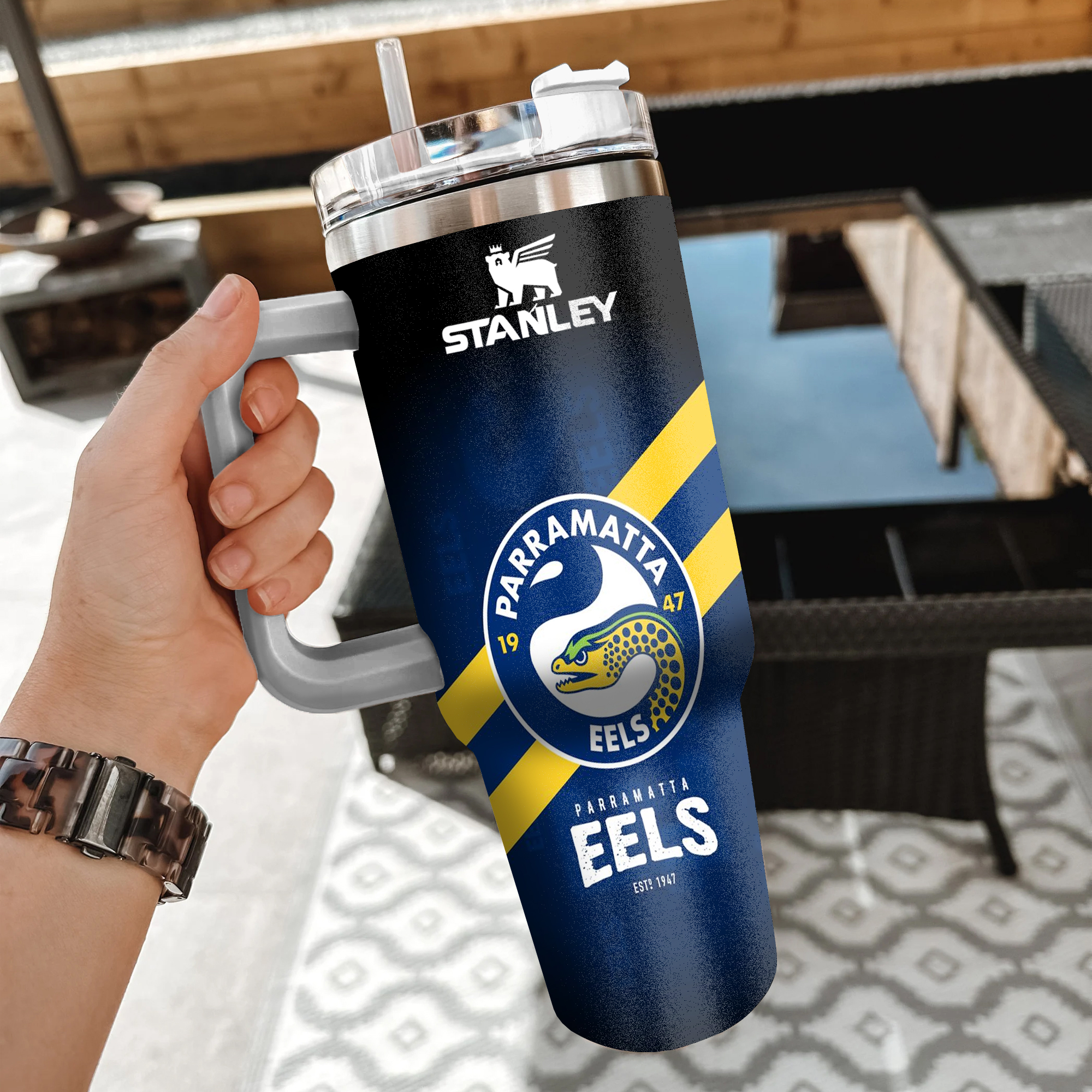 Parramatta Eels NRL Custom Stanley Cup 40 oz 30 oz Tumbler With HandleTVC230112
