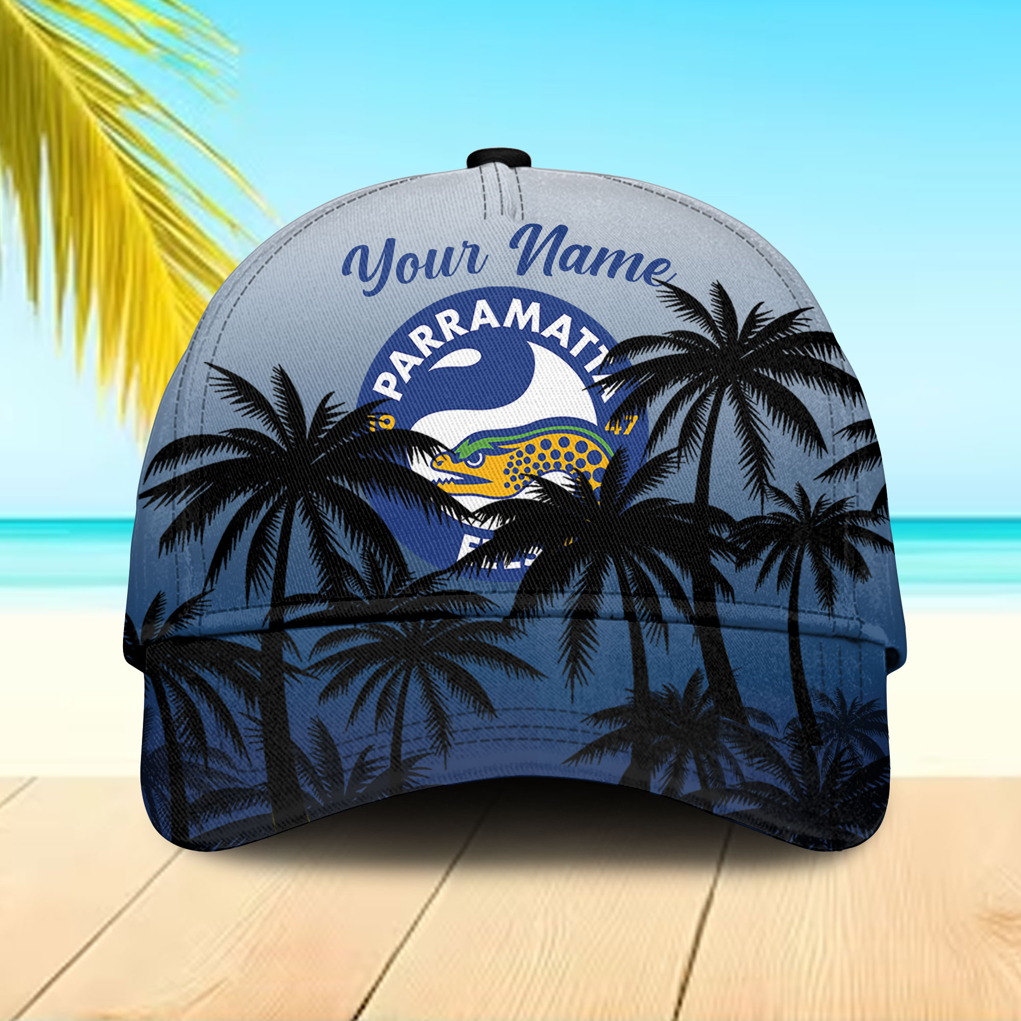 Parramatta Eels NRL Sport Personalized Classic Cap  Trucker Hats Custom Hats Gifts For Men & Women