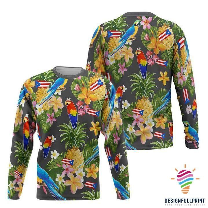 Parrot Ugly Christmas Sweater Adult 3D Funny Matching for family