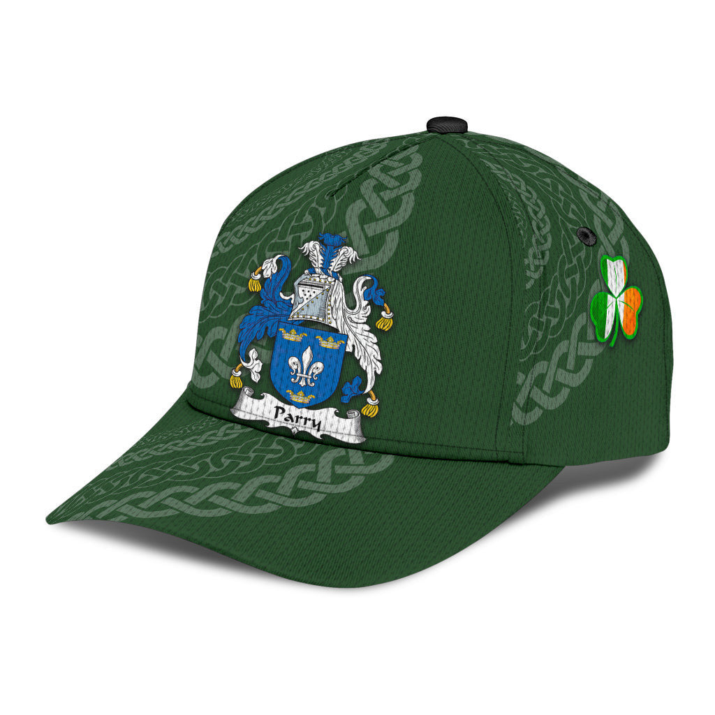 Parry Coat Of Arms - Irish Family Crest St Patrick's Day Hat Classic Cap Trucker Hats Custom Hats Gifts For Men & Women