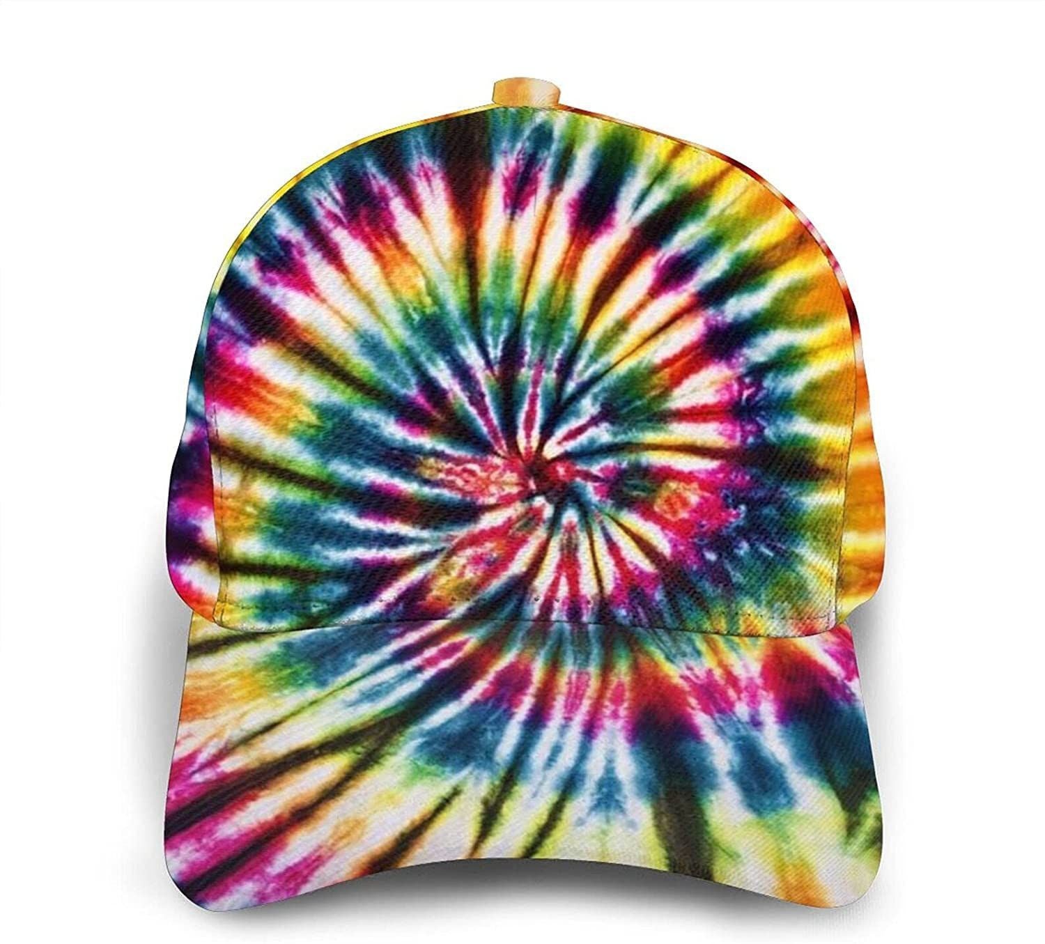 Pastel Rainbow Tie Unisex 3D Printing Classic Baseball Cap Snapback Flat Bill 3D Cap Trucker Hats Custom Hats Gifts For Men & Women