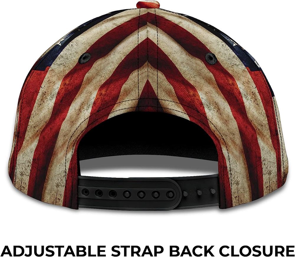 Patriotic Bald Eagle God Bless America Baseball Cap, Christian, Jesus Hat Trucker Hats Custom Hats Gifts For Men & Women
