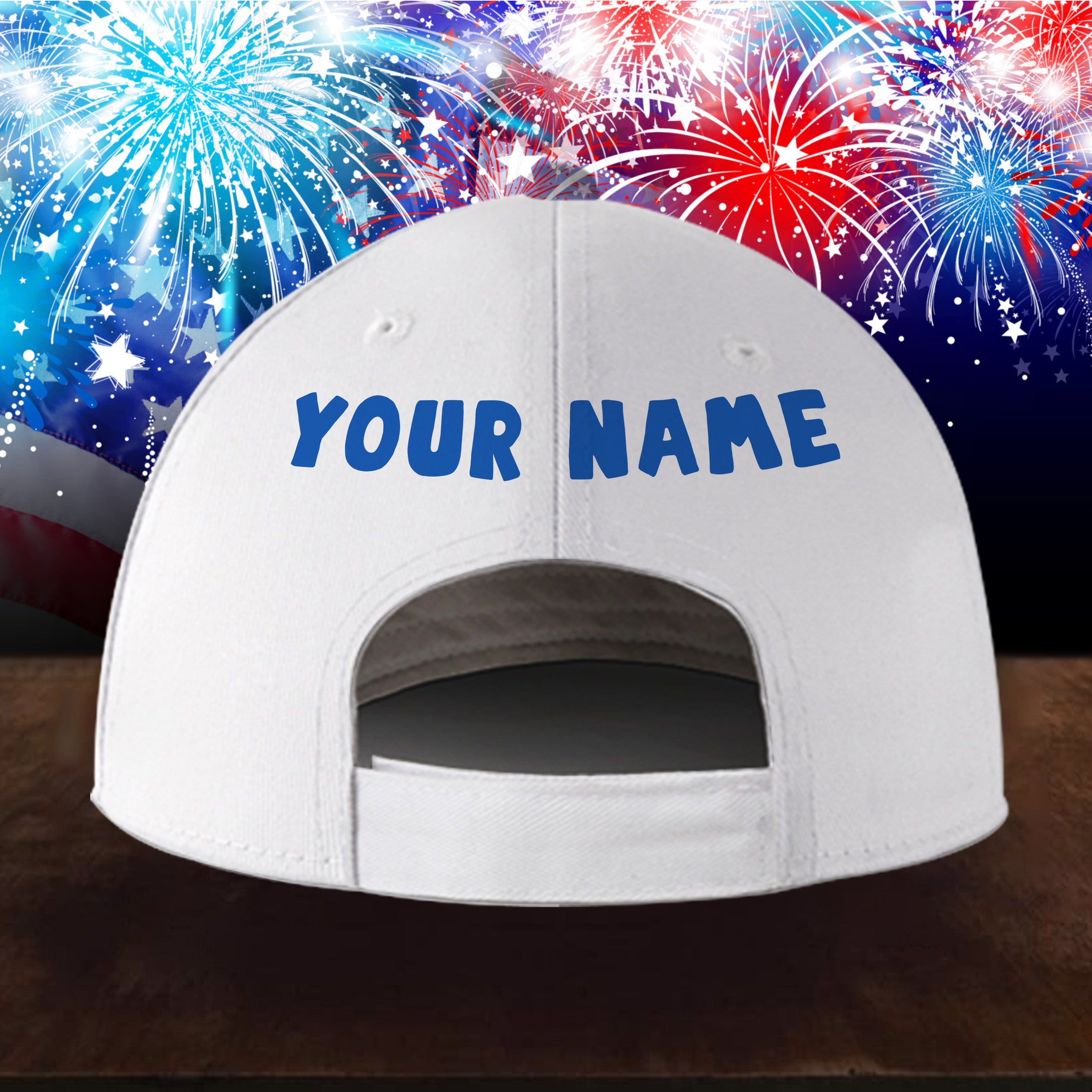 Patriotic Dinosaur Customized Hat Classic Cap MTX105438Pb Trucker Hats Custom Hats Gifts For Men & Women